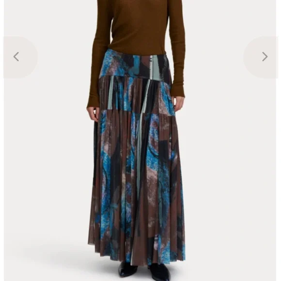 RACHEL COMEY Flock Skirt - Brown - Picture 7 of 7